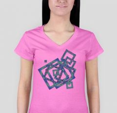 T-shirt Ladies Havy V neck mYŚL M1